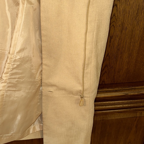 Vintage Kasper Dress with zip front and inside buttons 4 - Picture 7 of 7